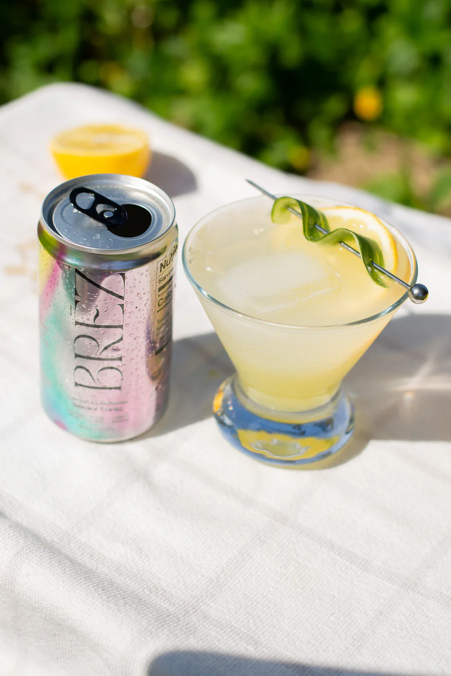 Cucumber Lemon Basil Spritz