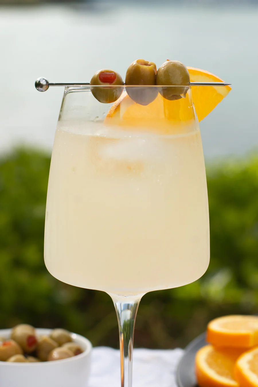 Dirty Martini Spritz