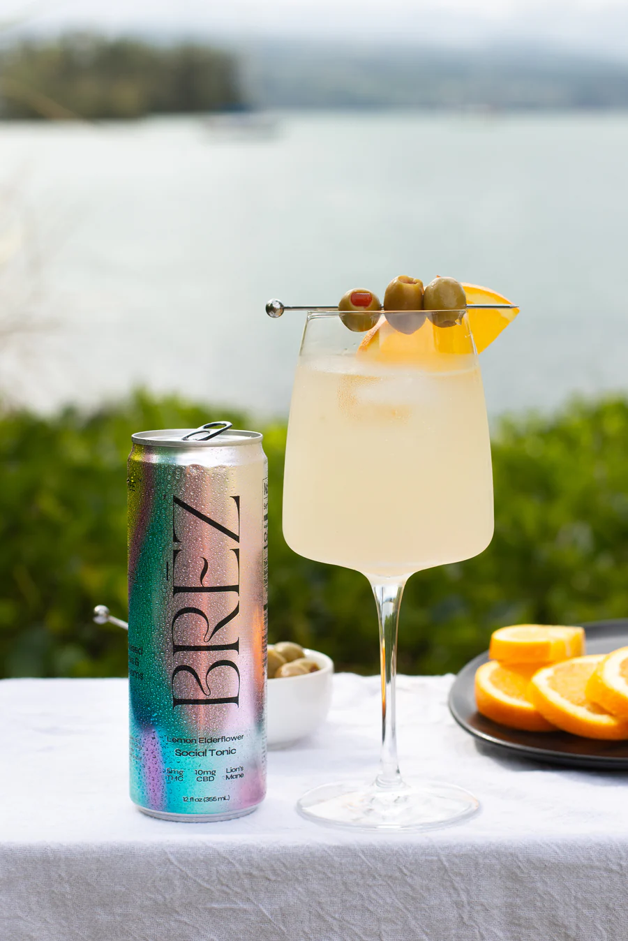 Dirty Martini Spritz