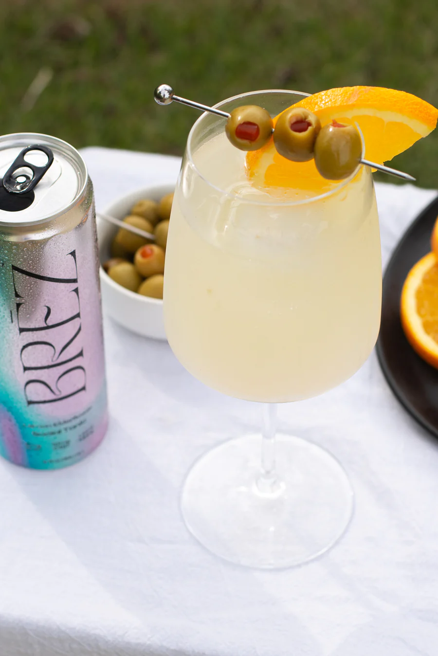 Dirty Martini Spritz