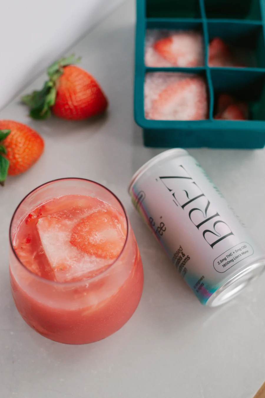 Strawberry Cranberry Mocktail